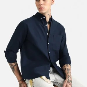 100% cotton blue fit shirt